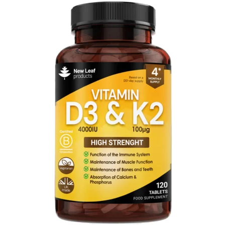 Vitamin D3 and K2 Tablets